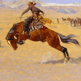 A Cold Morning on the Range by Frederic Remington