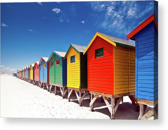 Muizenberg Beach Cape Town #1 Acrylic Print