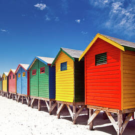 Muizenberg Beach Cape Town by Ferrantraite