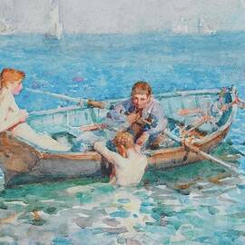 Study For August Blue by Henry Scott Tuke