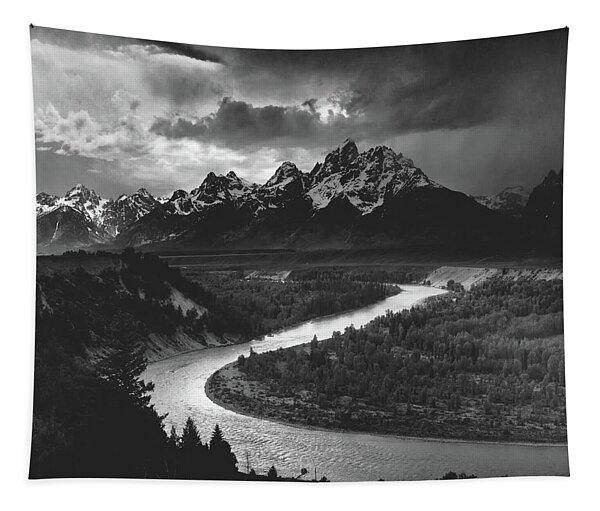 The Tetons And The Snake River 1942 #1 Tapestry