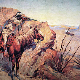 Apache Ambush by Frederic Remington