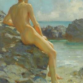 The Bather by Henry Scott Tuke