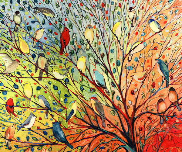 27 Birds Art Print
