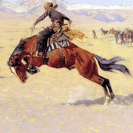 A Cold Morning On The Range by Frederic Remington