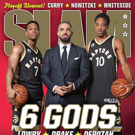 6 Gods: Lowry, Drake, Derozan SLAM Cover by Atiba Jefferson