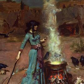 The Magic Circle by John William Waterhouse