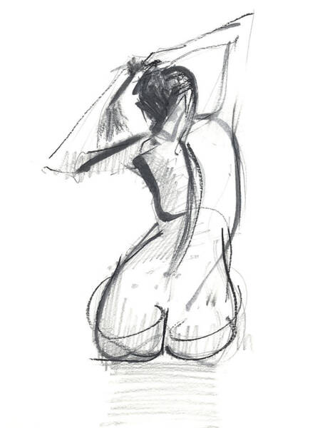 Wall Art - Drawing - Untitled #3 by Chris N Rohrbach