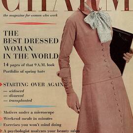 A Charm Cover Of A Model In Designer Clothing by Louis Faurer