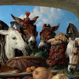 A Group Of Animals Geneva by Sir Edwin Henry Landseer