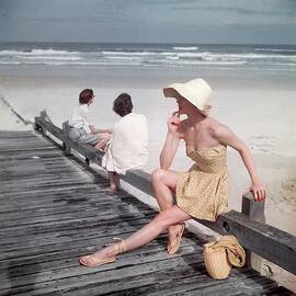 A Model Sitting On A Ramp by Serge Balkin