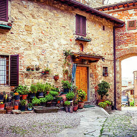 Ancient Village In Tuscany, Italy by Giorgiomagini