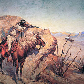 Apache Ambush by Frederic Remington