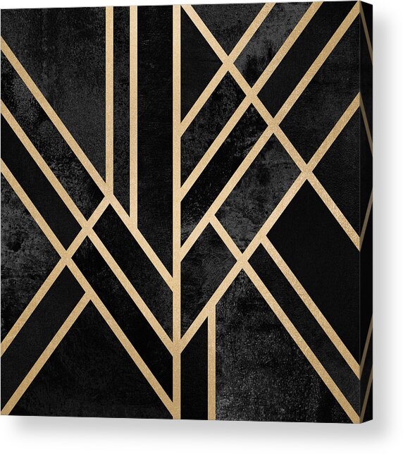 Art Deco Black Acrylic Print