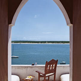 Balcony With a View of Manda Island  by Tim Beddow