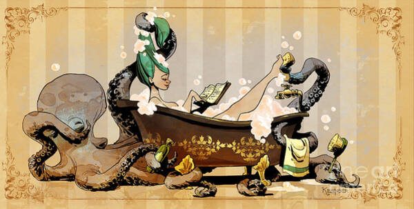 Bath Time With Otto Poster