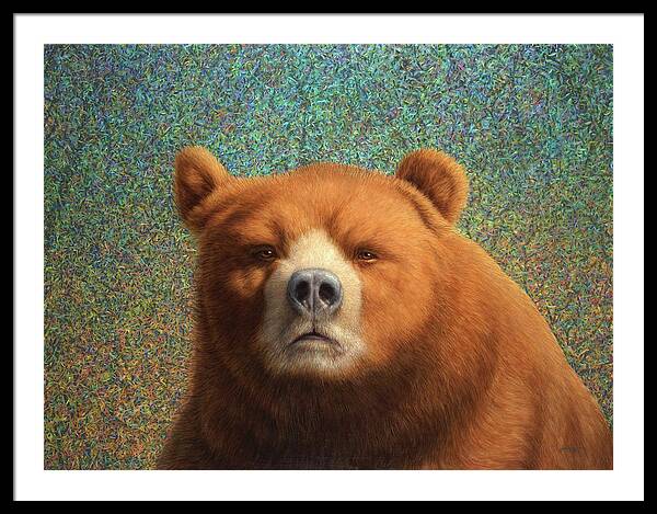 Bearish Framed Print