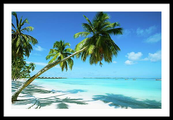 Beautiful Beach Resort Framed Print