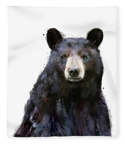 Black Bear Fleece Blanket