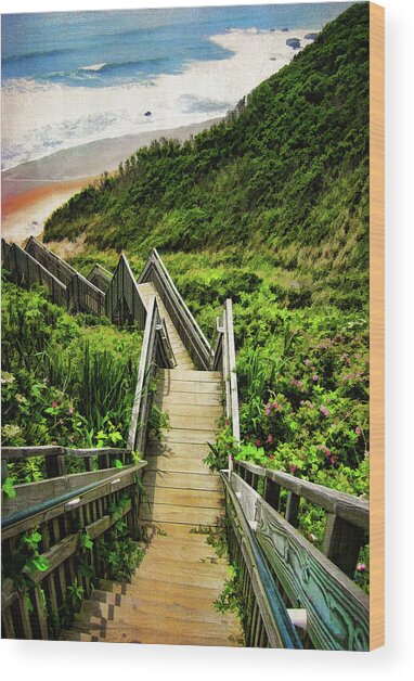 Block Island Wood Print