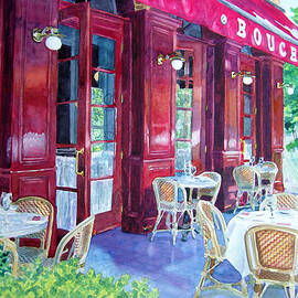 Bouchon Restaurant Outside Dining by Gail Chandler