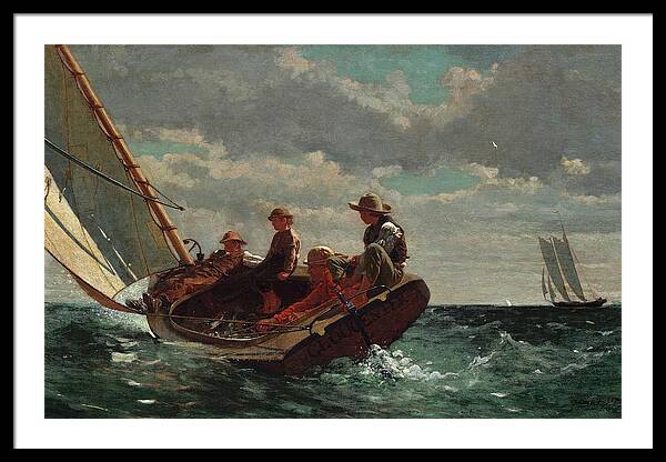 Breezing Up Framed Print