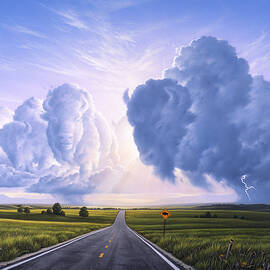Buffalo Crossing by Jerry LoFaro
