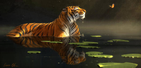 Butterfly Contemplation Art Print
