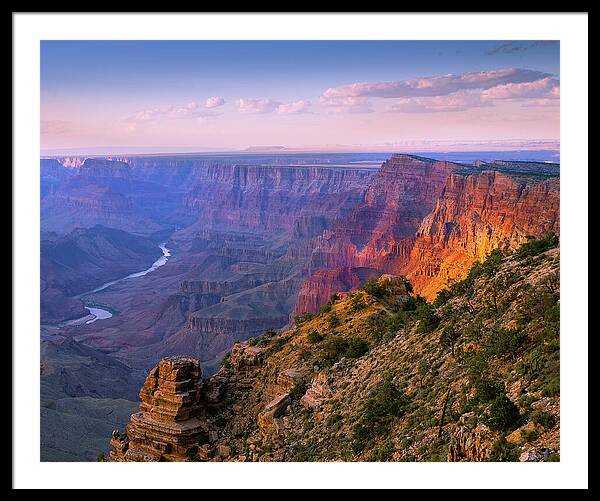 Grand Canyon Glow Framed Print