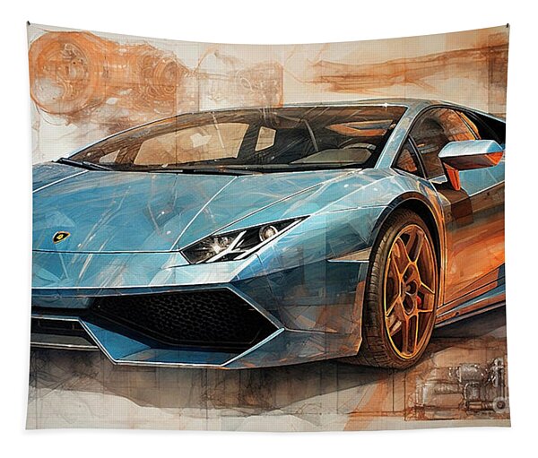 Car 3269 Lamborghini Huracan Tapestry
