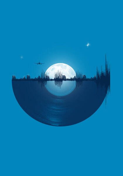 City Tunes Art Print