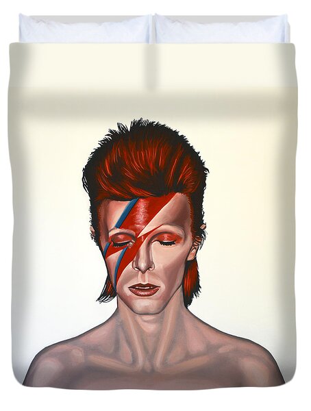 David Bowie Aladdin Sane Duvet Cover