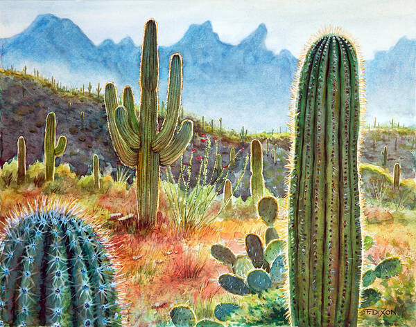 Wall Art - Painting - Desert Beauty by Frank Robert Dixon