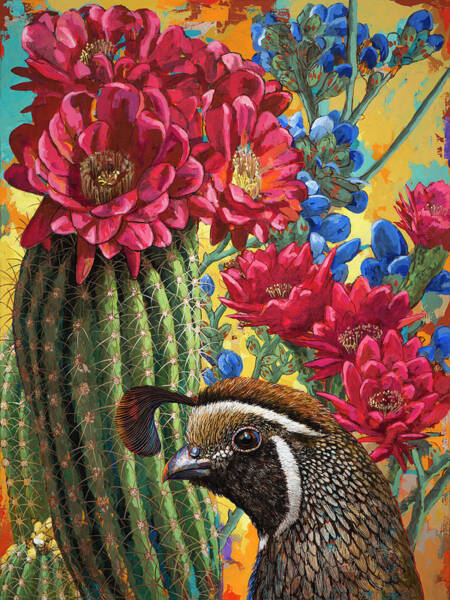 Wall Art - Painting - Desert Dreaming by David Palmer