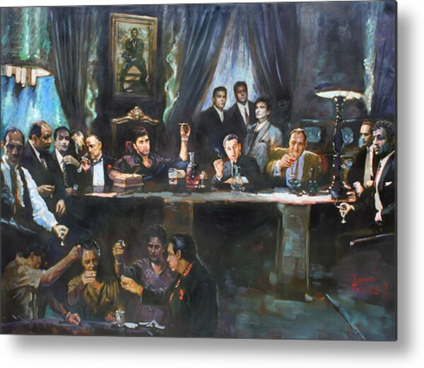 Fallen Last Supper Bad Guys Metal Print