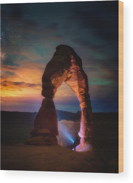 Finding Heaven Wood Print
