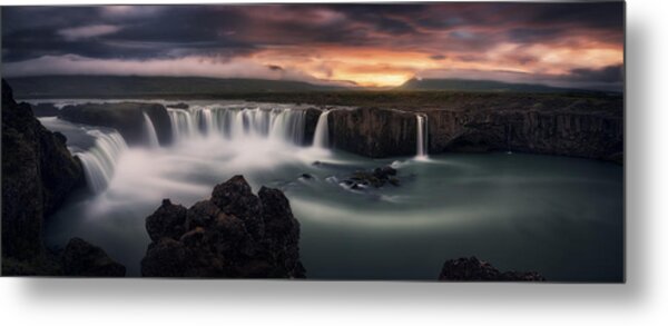 Fire And Water Metal Print