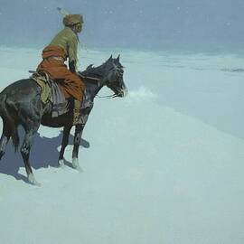 Friends Or Foes by Frederic Remington