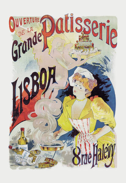 Wall Art - Drawing - Grande Patisserie Lisboa by Charles Gesmar