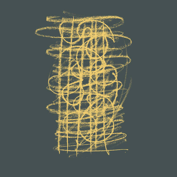 Wall Art - Painting - Green and Gold 1 by Julie Niemela