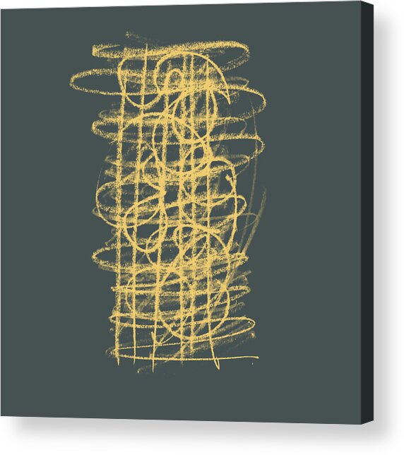 Green And Gold 1 Acrylic Print