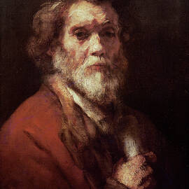 Head Of An Old Man, C.1650 by Carel Fabritius