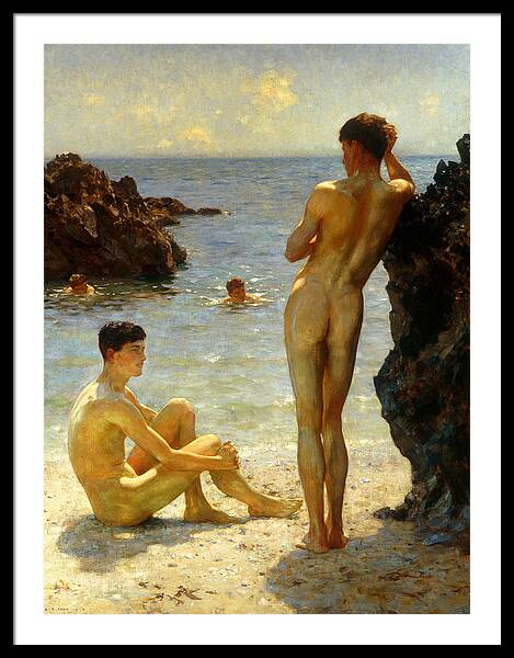 Lovers Of The Sun Framed Print