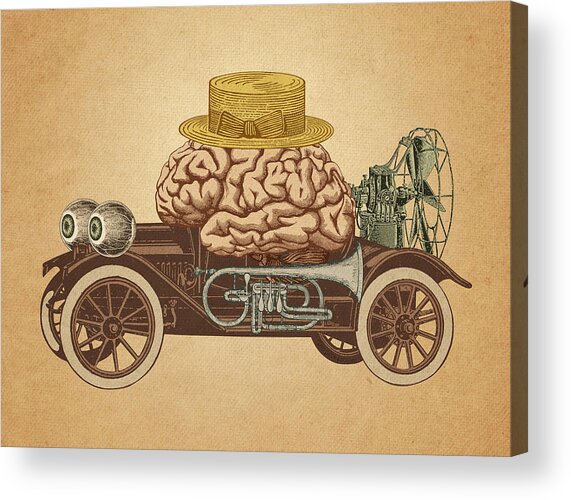 Intelligent Car Acrylic Print