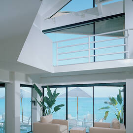 Interior Of Seaside Resort by Mary E. Nichols