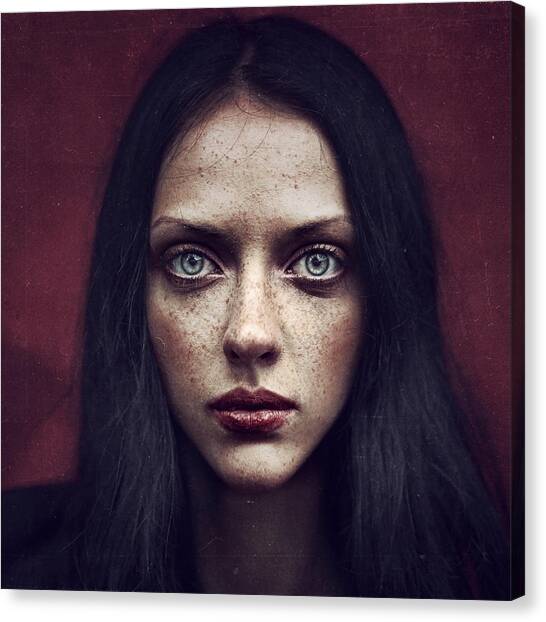 Kate Canvas Art Print by Anka Zhuravleva