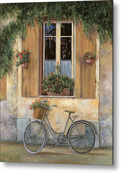 La Bicicletta Metal Print