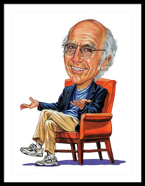 Larry David Framed Print