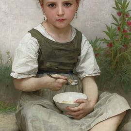 Le Dejeuner Du Matin by William-adolphe Bouguereau