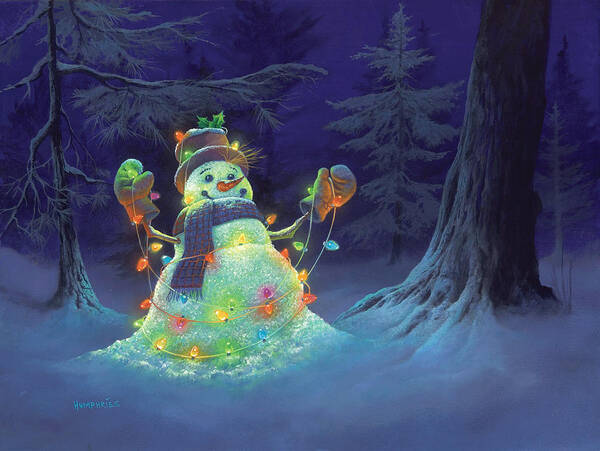 Wall Art - Painting - Let it Glow by Michael Humphries